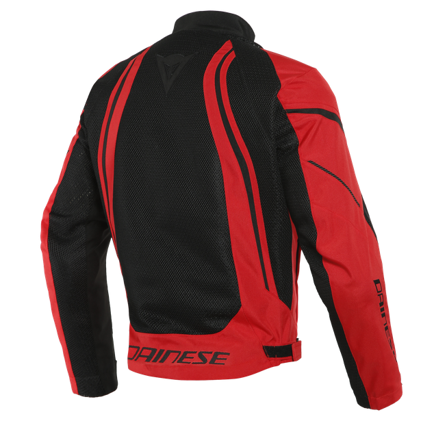 Dainese Air Crono 2 Tex Jacket Black Lava Red Lava Red 
